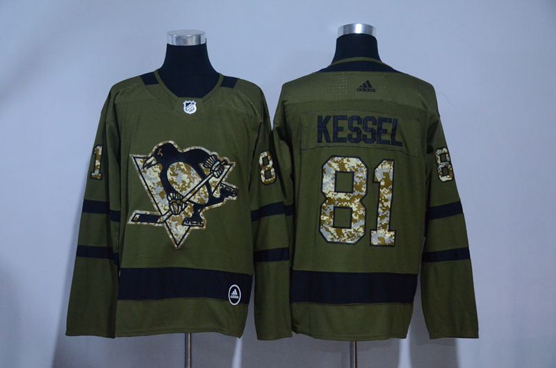 MEN 2017 NHL Pittsburgh Penguins 81 Kessel green Adidas Stitched Jersey